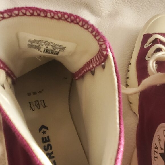 Converse Chuck Taylor All Star Lugged 2.0 High Tops. Mystic Orchid. Women 8 - Picture 6 of 14